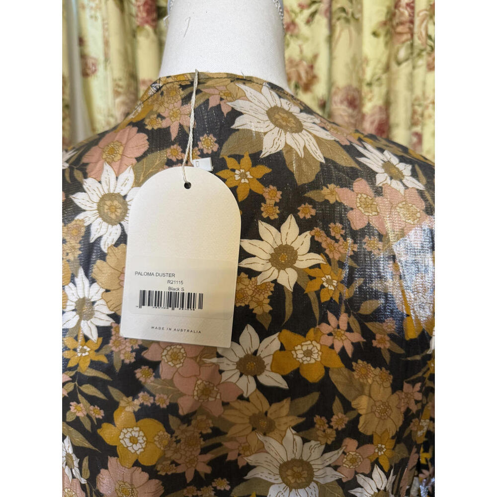 Rumer Paloma Maxi Floral Duster Size Small - Picture 4 of 4